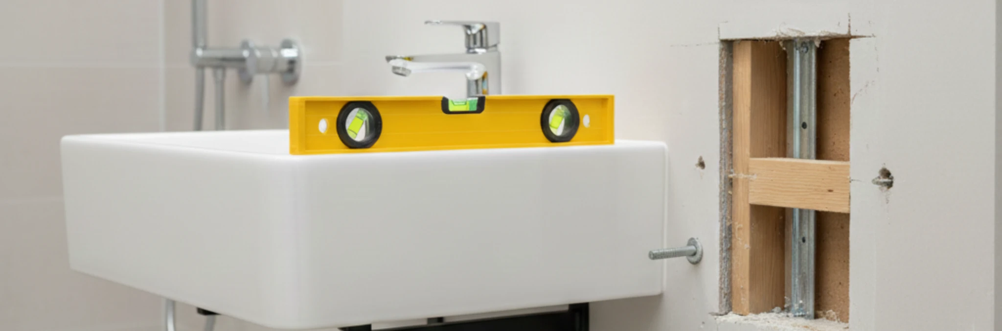comment-fixer-un-lavabo-sur-du-placo